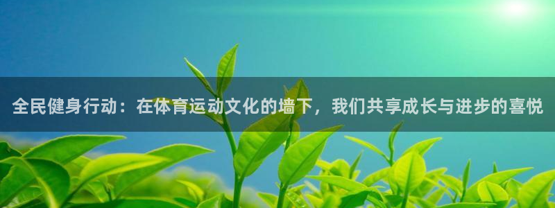 3377体育官方正版app开户：全民健身行动：在体育